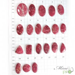 Thulite - cabochons