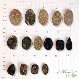 Agate turitelle - cabochons