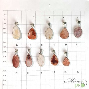 Opale de feu - pendentifs