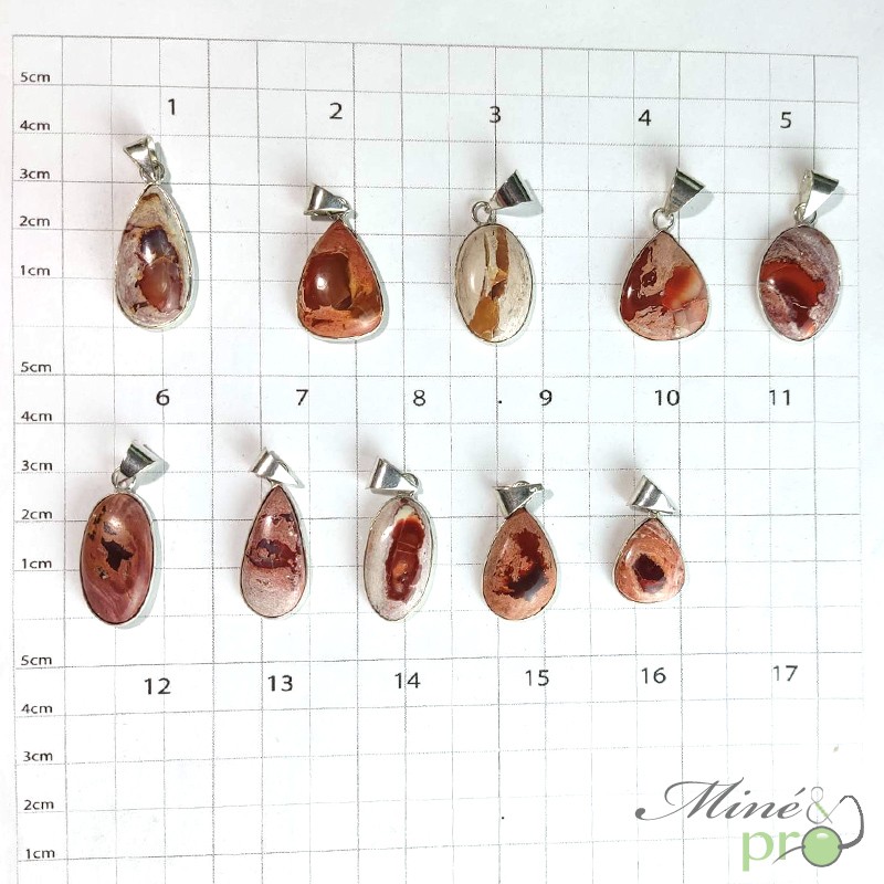Opale de feu - pendentifs