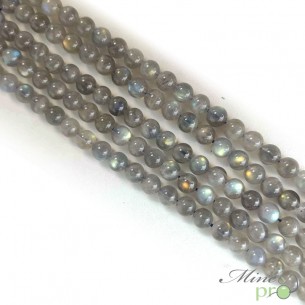 Labradorite Extra en perles rondes 8mm - fil complet
