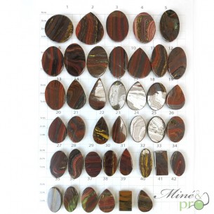 Oeil de fer - cabochon - grossiste cabochons en pierre naturelle