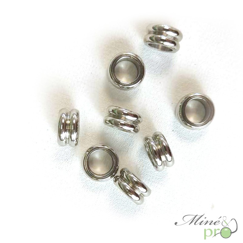 Rondelles double en acier inoxydable 8mm - lot de 10 Rondelles double en acier inoxydable 8mm - lot de 10