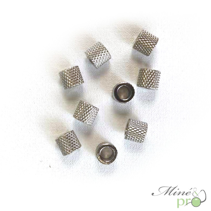 Separateur texturé en acier inoxydable 5mm - lot de 10 Separateur texturé en acier inoxydable 5mm - lot de 10