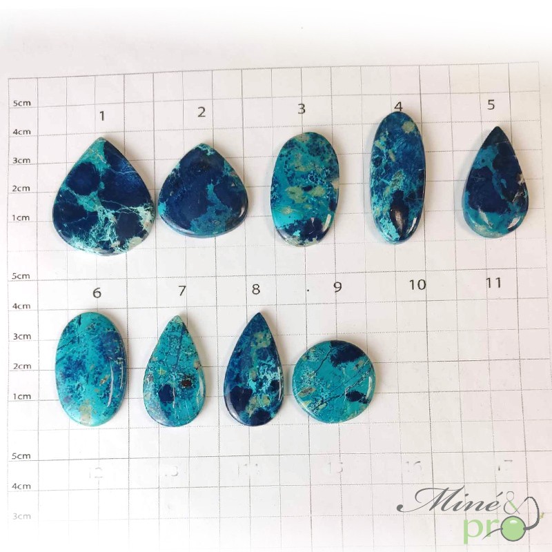 Shattuckite - cabochons