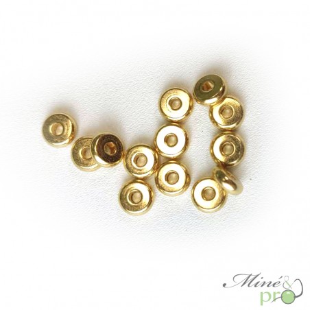 Chaîne Satellite Acier Inoxydable 304 Dorée - 10m, Perles Rondes 3mm Pour Bijoux DIY