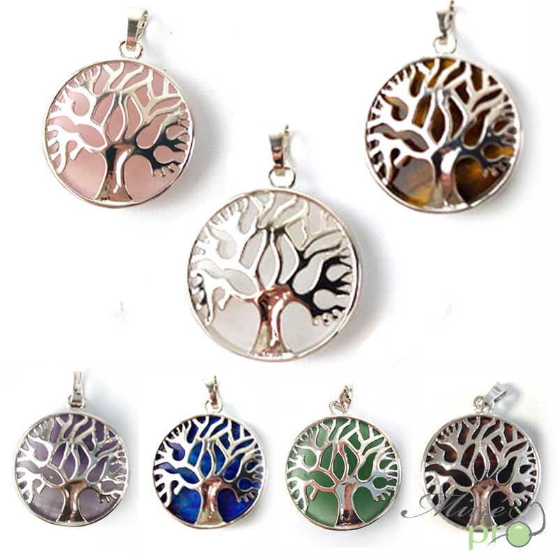 Arbre de vie - pendentifs en pierres naturelles