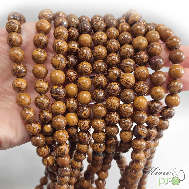 Collier Perles Naturelles Dorées – Mer Du Sud – Vietnam – 10 Mm – Certifié GDL