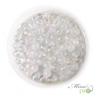 Topaze A en perles rondes 6mm - lot de 10
