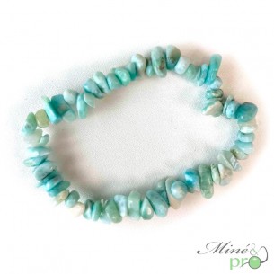 Bracelet chips en Larimar A