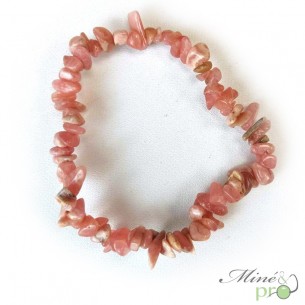 Bracelet chips en Rhodochrosite A
