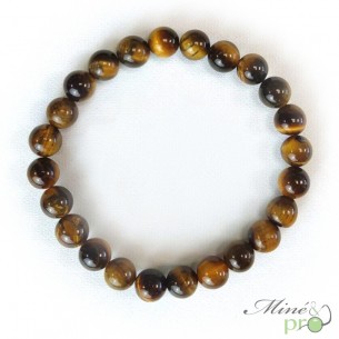 Bracelet Oeil de tigre en perles 8mm