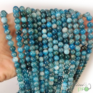 Apatite AB en perles rondes 6mm - fil complet