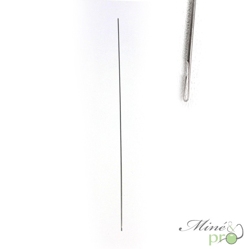 Aiguille pour enfiler les perles 0,6mm