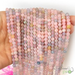 Béryl AA en perles rondes 4mm - fil complet