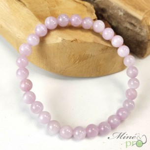 Bracelet en Kunzite AAA en perles 6mm