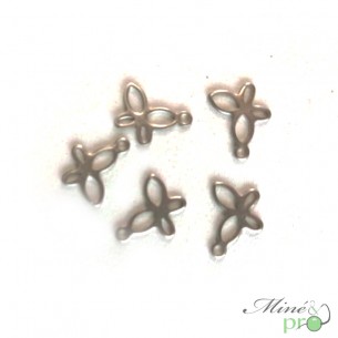 Papillon en acier inoxydable 11mm - lot de 10