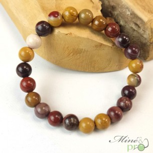 Bracelet Jaspe Mokaite A en perles 8mm
