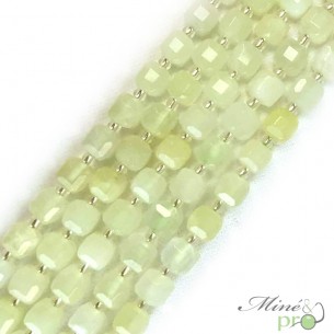 Serpentine en perles "carré" 7mm - fil complet