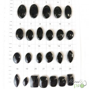 Tourmaline noire - cabochons