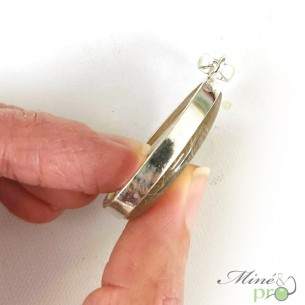 Quartz rutile - pendentifs cerclés