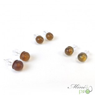 Boucles d'oreilles - Ambre