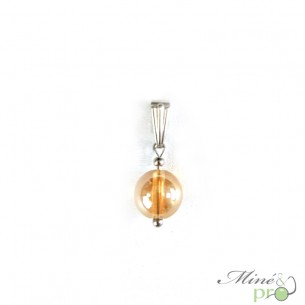 Pendentif - aqua aura sunset