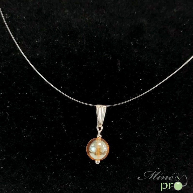 Pendentif - aqua aura sunset