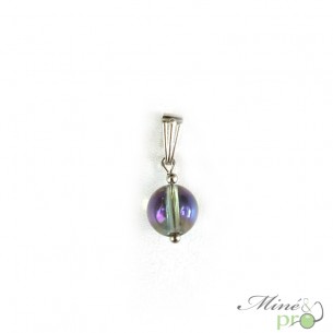 Pendentif - aqua aura violet