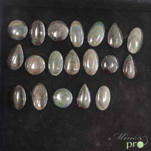 Obsidienne Mentogochol - cabochons