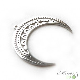 Lune en acier inoxydable 31mm - lot de 5