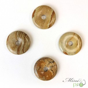 Jaspe paysage - donut 3cm