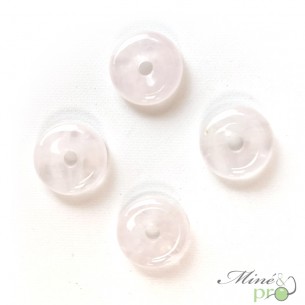 Quartz rose naturel - donut 2cm