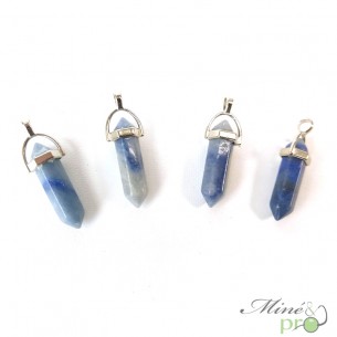 Aventurine bleue - pendentif pointe 3cm