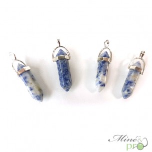 Sodalite - pendentif pointe 3cm