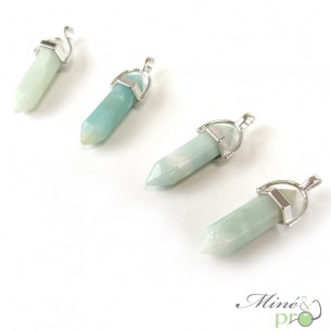 Amazonite - pendentif pointe 3cm