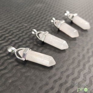 Cristal de roche - pendentif pointe 3cm