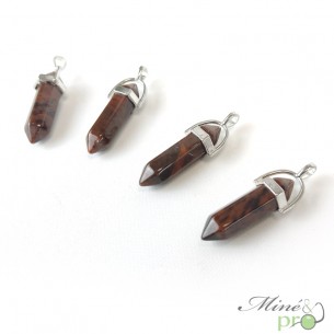 Obsidienne Mahogany - pendentif pointe 3cm