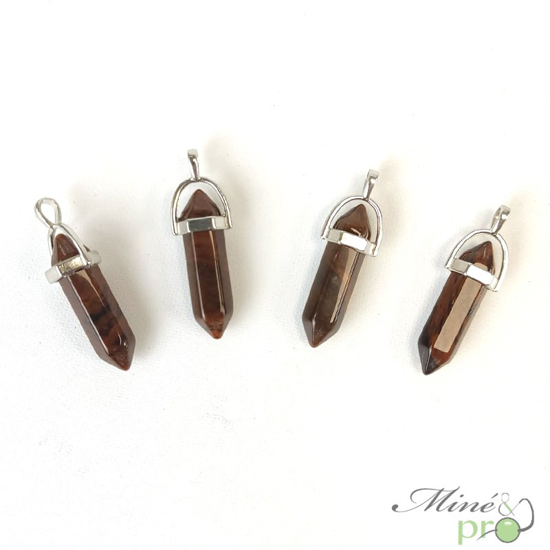 Obsidienne Mahogany - pendentif pointe 3cm