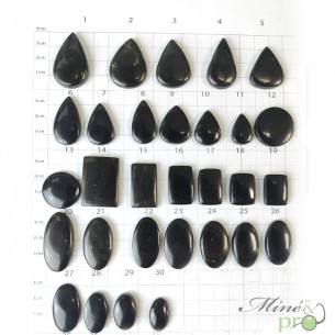Shungite - cabochons