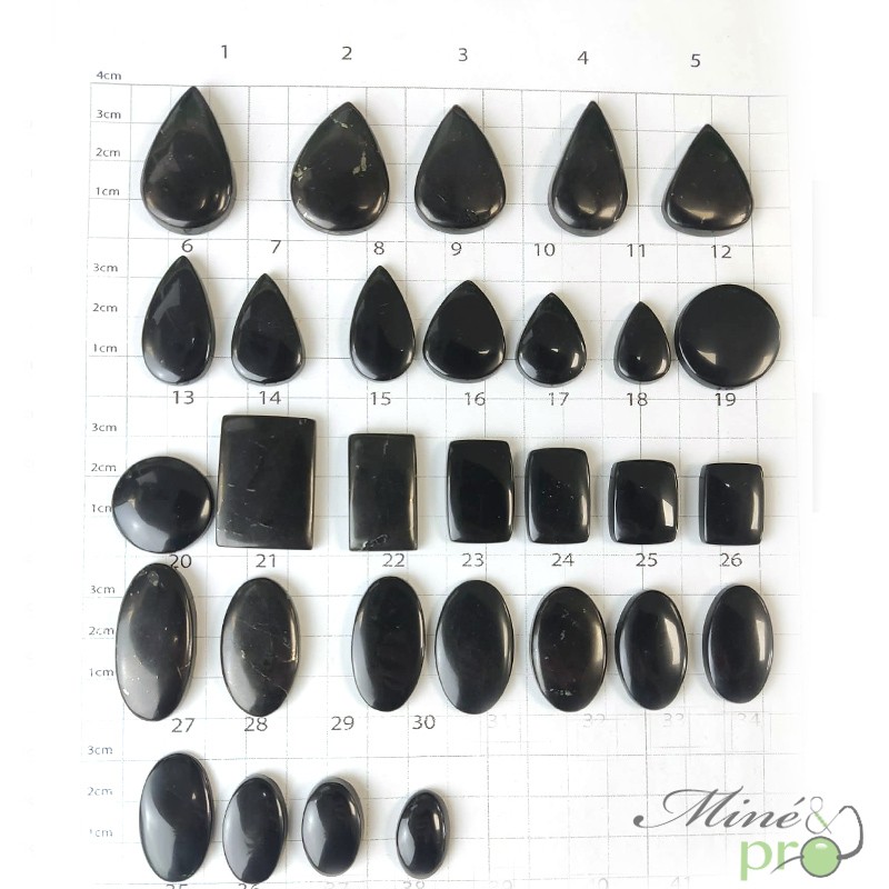 Shungite - cabochons