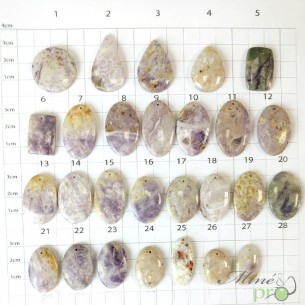 Tiffany stone - cabochons percés