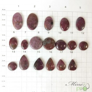 Rubis - cabochons