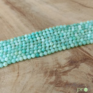 Amazonite en perles facettées 4mm - fil complet