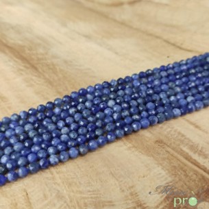 Sodalite A+ en perles facettées 4mm - fil complet