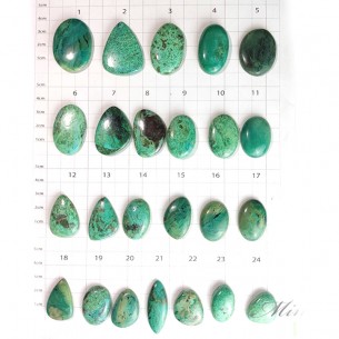Chrysocolle A+ - cabochons