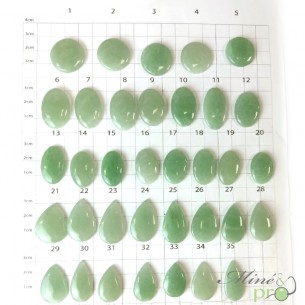 Aventurine verte claire - cabochons