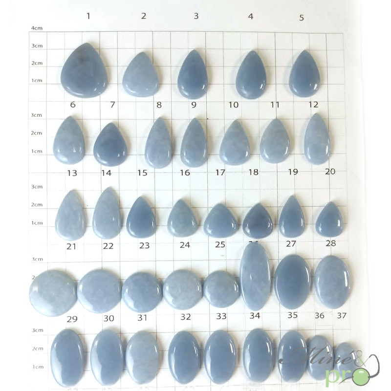Angélite - cabochons
