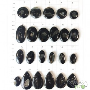 Onyx druzy - cabochons percés - grossiste en cabochons sur Aix en provence