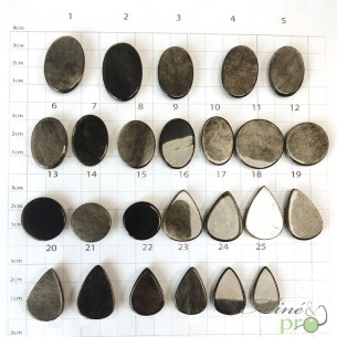 Obsidienne argentée - cabochons